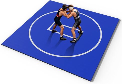 بساط المصارعة للمنزل - سجادات BJJ Jiu Jitsu المتينة، بساط الجودو بتصميم مرن رول لفنون القتال المختلطة، والتصارع، والفنون القتالية والملاكمة in Kuwait