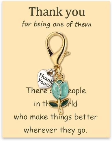 choice of all Flower Keychain Teacher Keychain Thank You Gifts Tulip Butterfly Keychain Gifts Bag Charms for Handbags in Saudi Arabia
