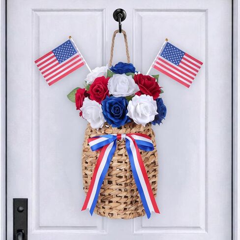 اكاليل عيد الحب للباب الأمامي 17.7 بوصة اكليلا من الزهور القلب مع الورود قلوب التوت اليدوية العنب الوردي اكليلا من الزهور لجدار الباب المنزل حفل زفاف هدية زينة عيد الحب in Kuwait