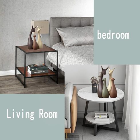Ceramic Deer Family Statue Sculpture Mom Dad and Baby Animal Art Porcelain Figurine Home Decor Decorations for Living Room Book Shelf Cabinet Office Table Desk Top Ornament (A1, Three) in Saudi Arabia