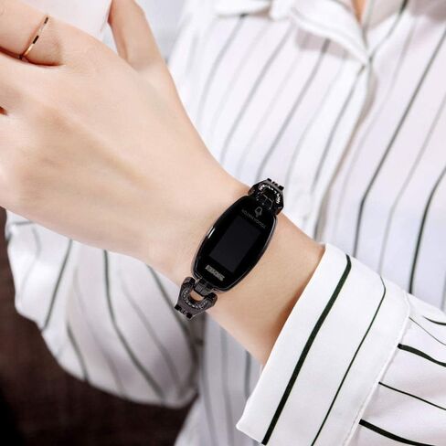 MASTOP Touch Screen Women Bracelet Wrist Watch Fashion Digital Dress Watch Stainless Steel Electronic Watch in Saudi Arabia