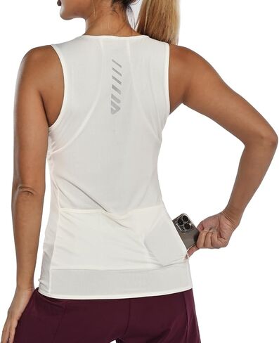 Wulibike Sleeveless Cycling Jersey Women Running Shirts Vest bike top Summer Biking tank With Pockets Pink S in Saudi Arabia