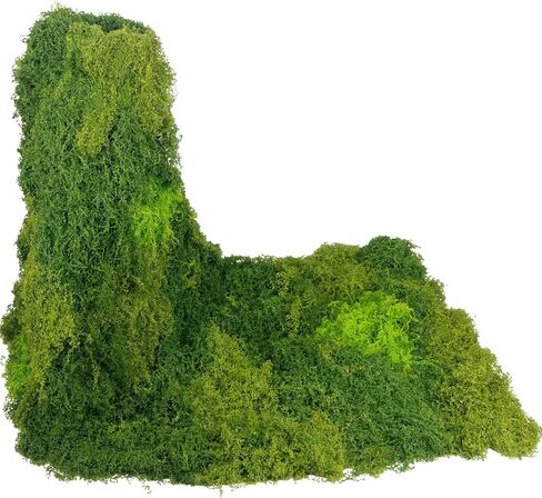 FAICOIA 2 Pcs Fake Moss Rug 39" x 39" Mossy Table Runner Green Artificial Moss Mat for Crafts Decorating Faux Moss Grass for Plants Indoor Planters Fairy Garden DIY Centerpieces Wedding 100 x 100cm in Saudi Arabia