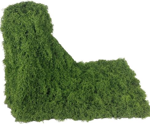 FAICOIA 2 Pcs Fake Moss Rug 39" x 39" Mossy Table Runner Green Artificial Moss Mat for Crafts Decorating Faux Moss Grass for Plants Indoor Planters Fairy Garden DIY Centerpieces Wedding 100 x 100cm in Saudi Arabia