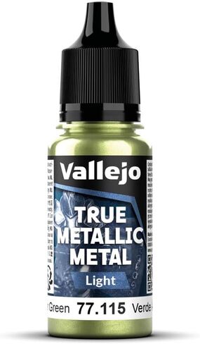 Vallejo - Hydra Turquoise Base | True Metallic Metal TMM | Acrylic Colors for Painting Metal Effects on Fantasy, Historical, and Wargaming Miniatures | 18 ml (0.6 fl.oz.) in Saudi Arabia