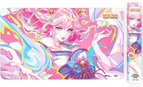 Riftbound: League of Legends - Playmat: Teemo -TCG Spiritforged Spirit Blossom، 24x14، نيوبرين، فن الشخصيات، ملحقات ألعاب بطاقات التداول على الطاولة in Kuwait