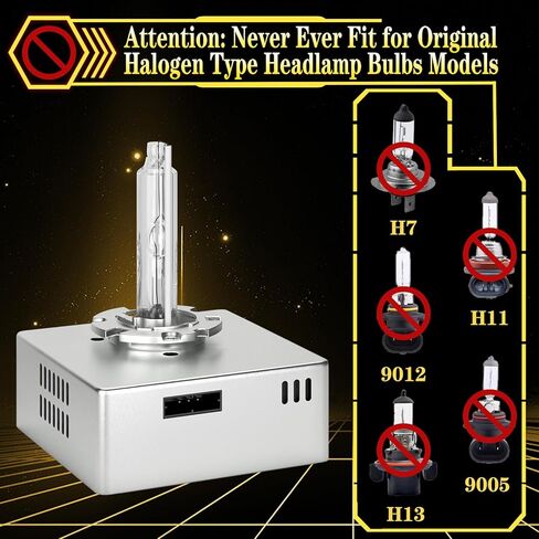 VHK Xenon Headlight Bulbs for 2015 2016 2017 2018 2019 GMC Sierra 2500 3500 HD & 2016-2018 Chevrolet Chevy Silverado 1500 LT LTZ LS WT, D5S HID High Low Beam, OEM D5SC1 Lights, 8000K White Blue, 2PCS in Saudi Arabia