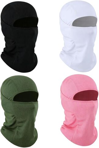 4 Pieces Camo Balaclava Sun Protection Hood Face Cover Ski Mask Full Head Mask for Men and Women for Hunting Fishing in Saudi Arabia