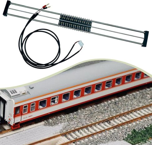 Train Treadmill Track Bearing, 1:87 HO Scale Model Train Accessories Reliable, Professional 50cm Track Roller, Without Line in Saudi Arabia