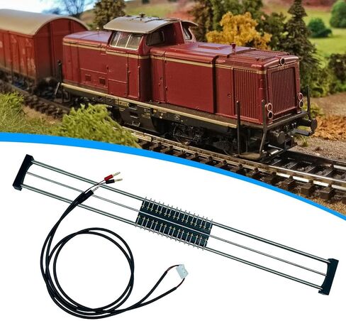 Train Treadmill Track Bearing, 1:87 HO Scale Model Train Accessories Reliable, Professional 50cm Track Roller, Without Line in Saudi Arabia