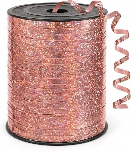 500 Yards Curling Crimped Ribbon Dark Pink Balloon String Shiny Metallic Roll for Birthday Gift Wrapping Ribbon,Party Decor, Wedding, Chrismas Crafts Birthday Party Festival Art Craft Decoration in Saudi Arabia