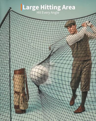 Golf Net, 10x7x3ft Heavy Duty Golf Practice Nets with Carry Bag for Backyard Chipping Indoor Outdoor Training in Saudi Arabia