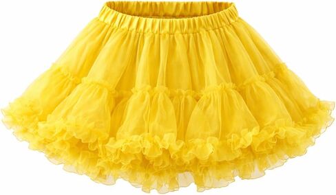 Malco Modes Tutu Mini Skirt | Fluffy Carnival Skirt | Summer Season | Ballet | Rave | Festival & Costume Underskirt Peach in Kuwait