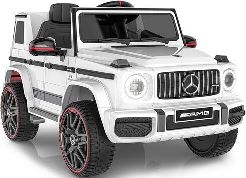 Mercedes-Benz Licensed G63 12V Kids Ride On Car, Ride on Toys with Parental Remote Control, Durable Material Body, Upgrade Motor, LED Lights & Music, Safe Electric Vehicle for Toddlers, Black in Kuwait