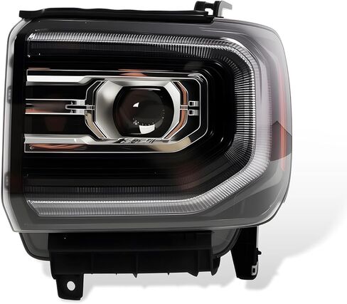 Driver Side Headlight Assembly Compatible with 2016-2019 Sierra 1500/Limited w/DRL Front Left Headlamp GM2502459 in Saudi Arabia
