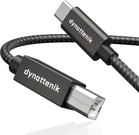 Tritton 1.0m USB-C to B MIDI Cable for Updating A-B Cables, MIDI Keyboards, Controllers, Audio Interfaces | Compatible with PC, Mac, Linux, Chrome OS (Distributed by dynattenik) in Saudi Arabia