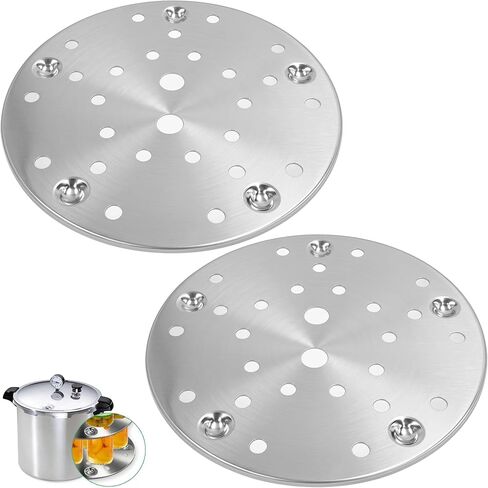 85707 11-Inch Pressure Canner Rack, Stainless Steel Pressure Cooker Rack Canning Rack Fit for Presto 16 to 22 Quart Cookers and Canners Universal Cooking/Canning Rack Dia. 11in in Saudi Arabia