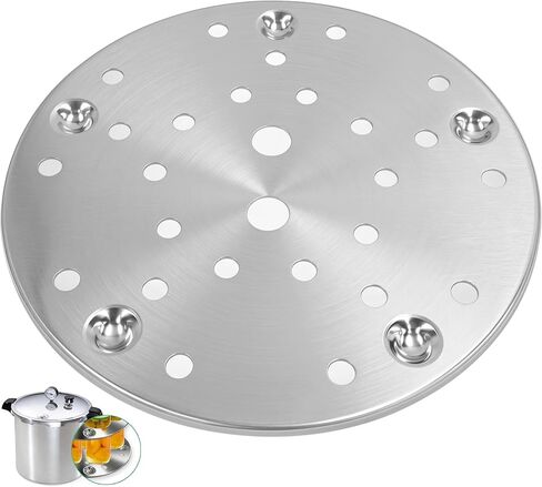 85707 11-Inch Pressure Canner Rack, Stainless Steel Pressure Cooker Rack Canning Rack Fit for Presto 16 to 22 Quart Cookers and Canners Universal Cooking/Canning Rack Dia. 11in in Saudi Arabia