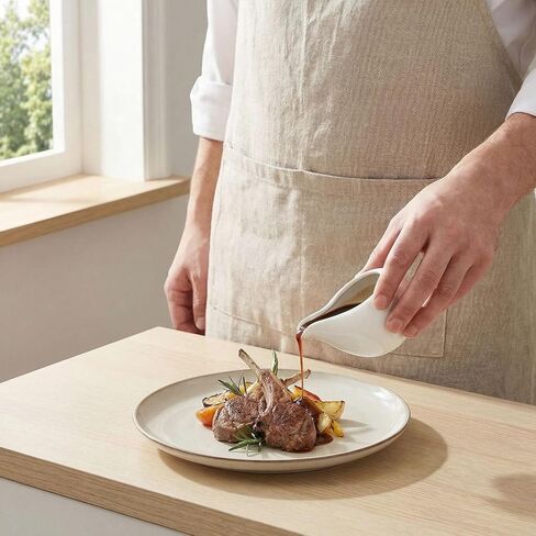 مجموعة إبريق كريمر صغير من Gravy Boat، قارب مرق حليب القهوة، بورسلين ناعم مع فوهة للشفاه، للمرق، الصلصات الدافئة، صلصة السلطة، الحليب، المزيد، آمن للاستخدام في الميكروويف والفريزر (مجموعة من 4) in Saudi Arabia