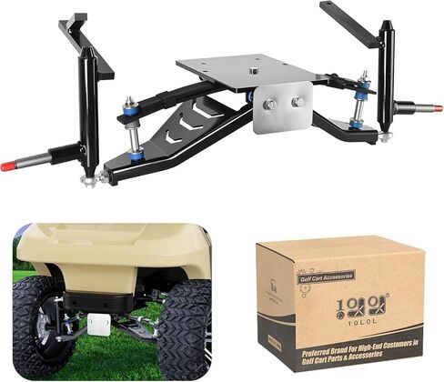 10L0L Golf Cart Lift Kit Compatible with Club Car DS, Heavy Duty Double A-Arm Lifts 6in, Aluminum Alloy Material Strong & Wear-Resistant (2003.5-up) in Saudi Arabia