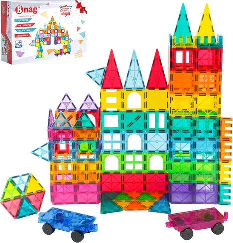Bmag Magnetic Tiles for Kids,32 PCS Pirate Set with 3D Magnet Building Blocks, STEM Educational Toys for Preschool Learning, Gift for Boys & Girls Age 3 4 5+ in Saudi Arabia