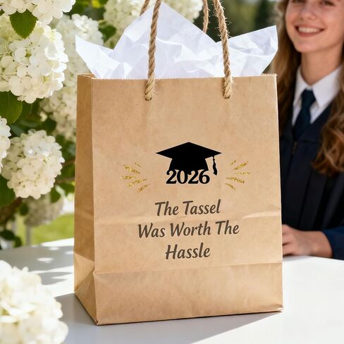 50 Pack Class of 2026 Graduation Hat Stickers – Black Vinyl Grad Cap Labels for Invitations, Envelopes, Tumblers & Party Favors – 2 x 1.26 Inch Class of 2026 Stickers in Saudi Arabia