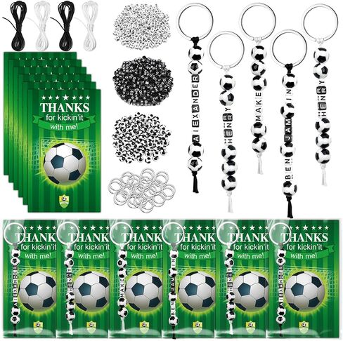 36 Set Valentine's Day DIY Keychain Making Crafts Kit Heart Key Ring Accessories Schoolbag Cards Colored Rope Letter and Heart Shape Beads for DIY Crafts Jewelry Making Keychains Valentine's Day Gift in Saudi Arabia