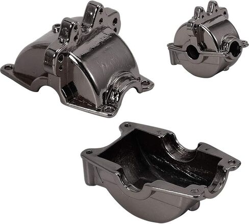 Aluminum Alloy Lightweight Gearbox Cover, Gold, Silver, Black, Compatible with 1/18 A959 RC Car Model, Easy Installation and Fitment (Black) in Saudi Arabia