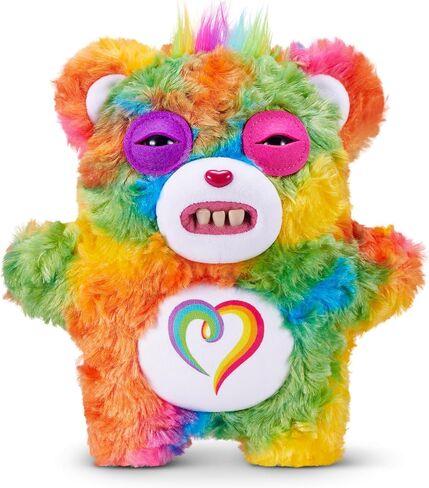 لعبة Fuggler Care Bears القطيفة مقاس 9 بوصة (الدب المشجع) من ZURU - حيوان محشو وحش قبيح مضحك بأسنان تشبه الإنسان، قطيفة قابلة للتجميع للأطفال والمراهقين والمراهقين والبالغين ومحبي كروس أوفر in Kuwait