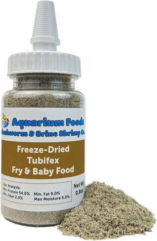 Aquatic Foods Inc. Tubifex Worm Powder Fry & Baby Food for Freshwater Fish, Marine Fish, Baby Pondfish, Corals, Anemones, All Tiny Nanofish, Fry and Babies…1oz Med Squeeze Bottle in Saudi Arabia