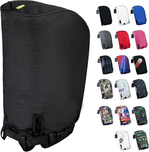 SANDIAN, Golf Bag Rain Hood Cover V3 Cape, Upgraded Version Color Hood3, Padded Club Protection, Heavy Duty All Weather Resistant, One Size Fits Most Stand Carry Cart Tour Bags [Red Color] in Saudi Arabia