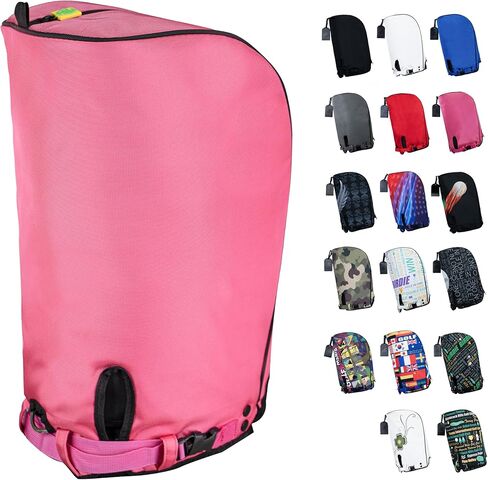 SANDIAN, Golf Bag Rain Hood Cover V3 Cape, Upgraded Version Color Hood3, Padded Club Protection, Heavy Duty All Weather Resistant, One Size Fits Most Stand Carry Cart Tour Bags [Red Color] in Saudi Arabia