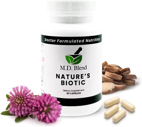 Nature's Biotic - مكمل تم تركيبه بواسطة خبراء - وظائف المناعة وصحة النظام - الفيتامينات والمعادن الرئيسية - بربارين قوي، أوريجانو، ثوم، مغنيسيوم، زنك - 90 كبسولة in Saudi Arabia