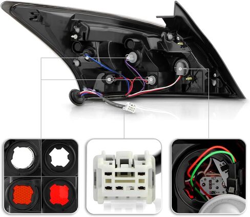 KEEKPO - For 2012 2013 2014 Nissan Maxima Factory Style Tail Lights Brake Lamps Assembly Pair Set Replacement Left+Right in Saudi Arabia