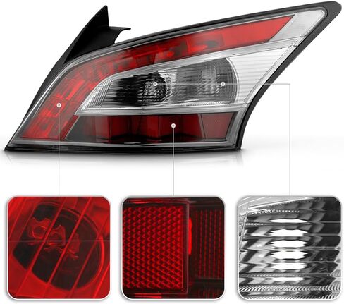 KEEKPO - For 2012 2013 2014 Nissan Maxima Factory Style Tail Lights Brake Lamps Assembly Pair Set Replacement Left+Right in Saudi Arabia