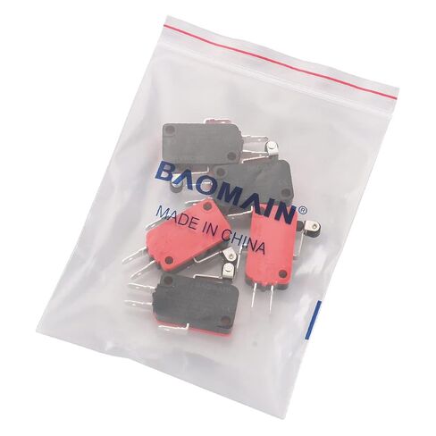 Baomain Micro Switch V-166-1C25 Roller Lever Arm SPDT NO/NC Momentary Pack of 5 in Saudi Arabia