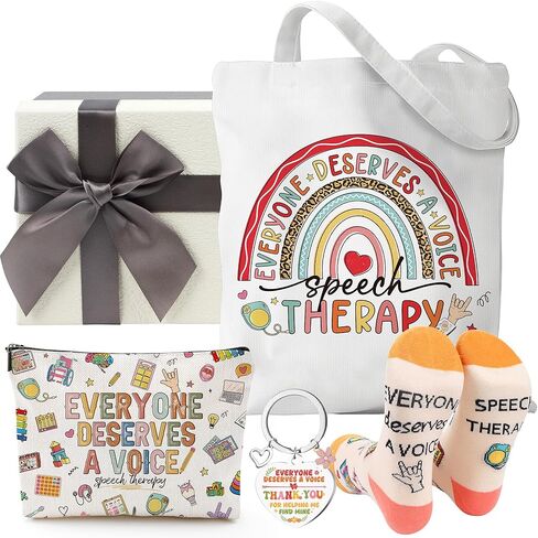 Occupational Therapist Gift for Women - OT Appreciation Gifts with Tote Bag, Keychain, Badge Clip, Grow to Your Full Potential Theme for OTs, OTAs on OT Month, Graduation, Retirement, Christmas in Saudi Arabia