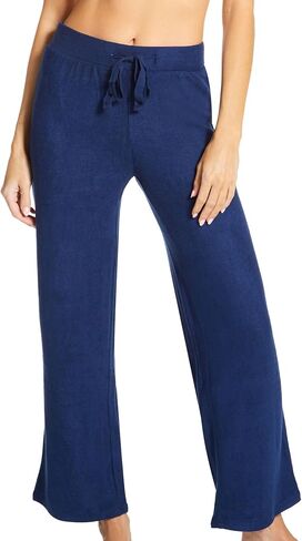 LA CERA Women's Brushed Knit Stretch Pants Grey 80% Rayon 15% Polyester 5% Spandex, Imported, Elastic Waist in Saudi Arabia