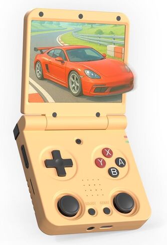 وحدة تحكم ألعاب محمولة باليد Miyoo Flip V2 Retro، شاشة IPS 3.5 بوصة، شريحة RK3566، عصا تحكم مزدوجة، HDMI وواي فاي، بطارية 3000 مللي أمبير، وحدة تحكم محمولة للألعاب الكلاسيكية (رمادية بدون بطاقة ذاكرة) in Kuwait