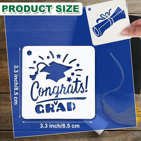 Teling 80 Pcs Mardi Gras Cookie Stencils 3 x 3 Inches 2026 Stencil Template Plastic Mardi Gras Stencils for Cookies Cakes Drawing and Lettering Aids for Painting Party DIY in Saudi Arabia