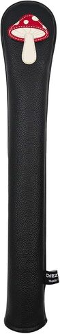 PU Leather Alignment Stick Headcover Golf Club Head Covers(Black,Penguin) in Saudi Arabia