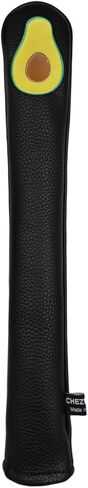 PU Leather Alignment Stick Headcover Golf Club Head Covers(Black,Penguin) in Saudi Arabia