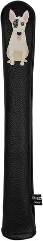 PU Leather Alignment Stick Headcover Golf Club Head Covers(Black,Penguin) in Saudi Arabia