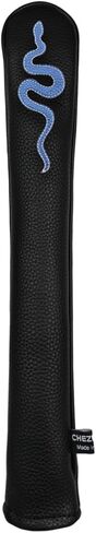PU Leather Alignment Stick Headcover Golf Club Head Covers(Black,Penguin) in Saudi Arabia