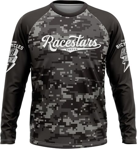 Men's Cycling Jersey Motocross Long Sleeve Mountain Bike T Shirt Anti-uv Dirt Bike ATV Enduro MTB Jersey Racewear in Saudi Arabia