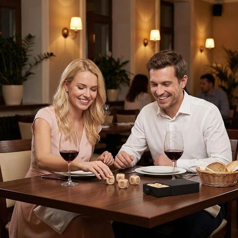 Date Night Dice for Couples Romantic Decision Making Game with Massage Cook Options, Fun Wooden Dice for Anniversary, Valentine's Gift for Him Her in Saudi Arabia