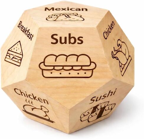 12-Sided Self-Care Decision Dice, Gifts for Him Her Men Women Boyfriend Girlfriend Husband Wife, Anniversary Birthday Wedding Holiday Gag Gift - Relaxing Couples & Family Activity Dice Game in Kuwait