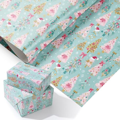 PlandRichW Valentine's Day Wrapping Paper - 6 Pre-Folded Sheets, Heart Pattern for Gift Wrapping, Anniversary, Birthday, Sweet Heart Design - 20 x 29 Inch in Saudi Arabia