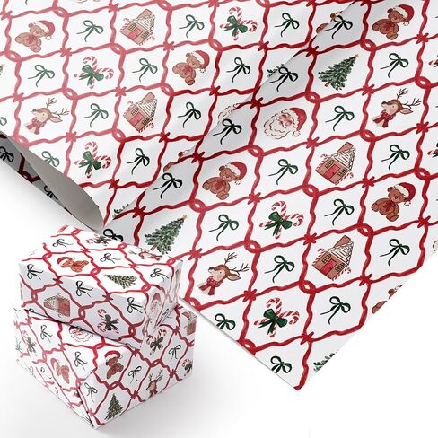 PlandRichW Valentine's Day Wrapping Paper - 6 Pre-Folded Sheets, Heart Pattern for Gift Wrapping, Anniversary, Birthday, Sweet Heart Design - 20 x 29 Inch in Saudi Arabia