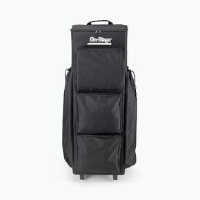 On-Stage GR9000 Gig Rider (ناقل معدات الصوت المباشر على عجلات لحوامل الميكروفون ومكبرات الصوت، والميكروفونات، والكابلات، والملحقات، والتحميل، والتحميل، وحقيبة السفر المتدحرجة، وحقيبة الترولي، والنايلون، والأسود) in Kuwait
